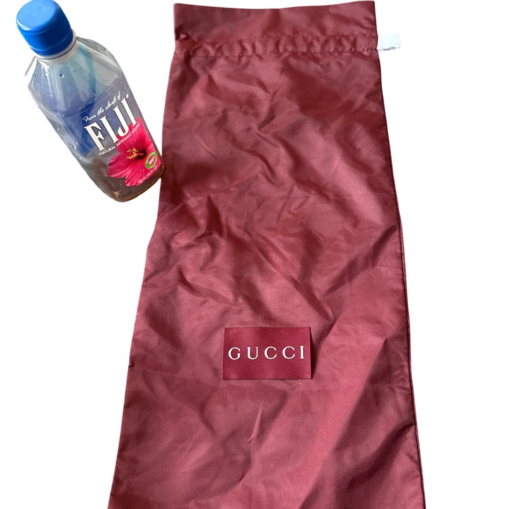Gucci Rich Burgundy duster drawstring nylon